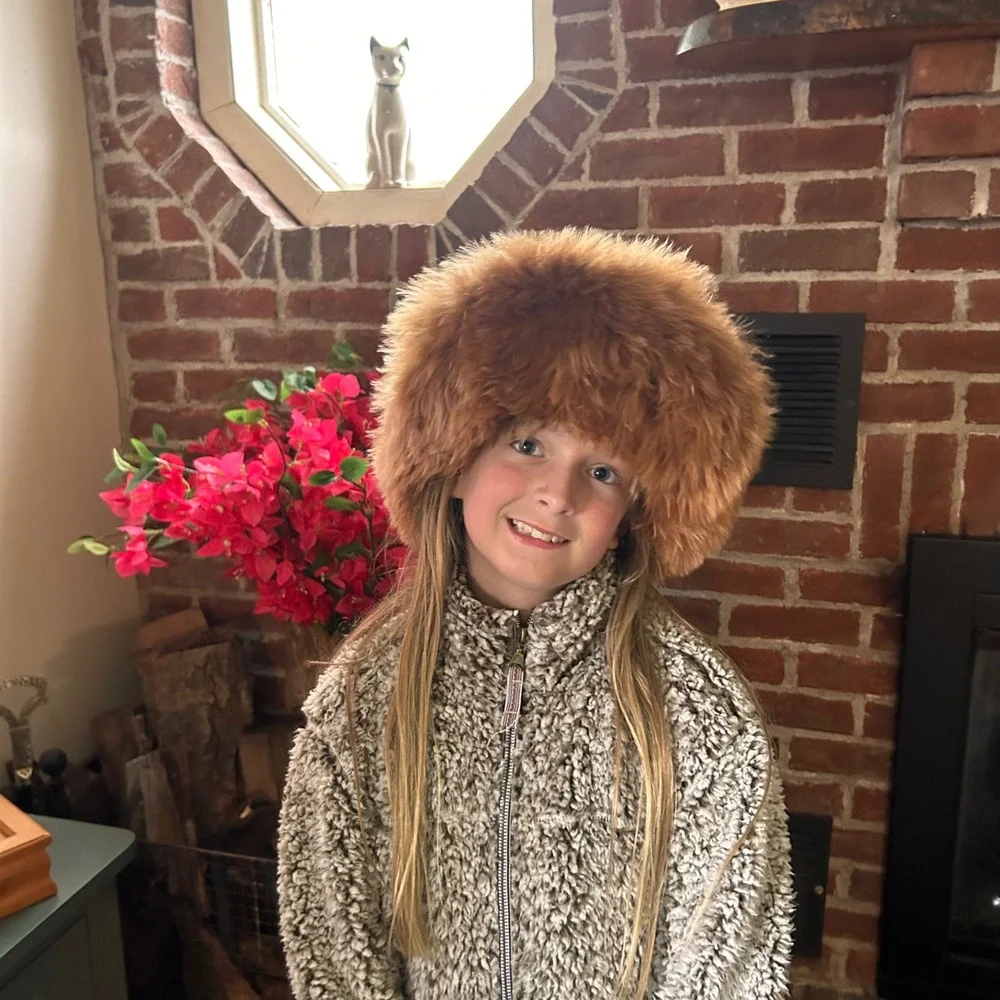 Handcrafted Alpaca Fur Cossack Hat Camel Women & Girls Winter Peruvian Soul Luxe